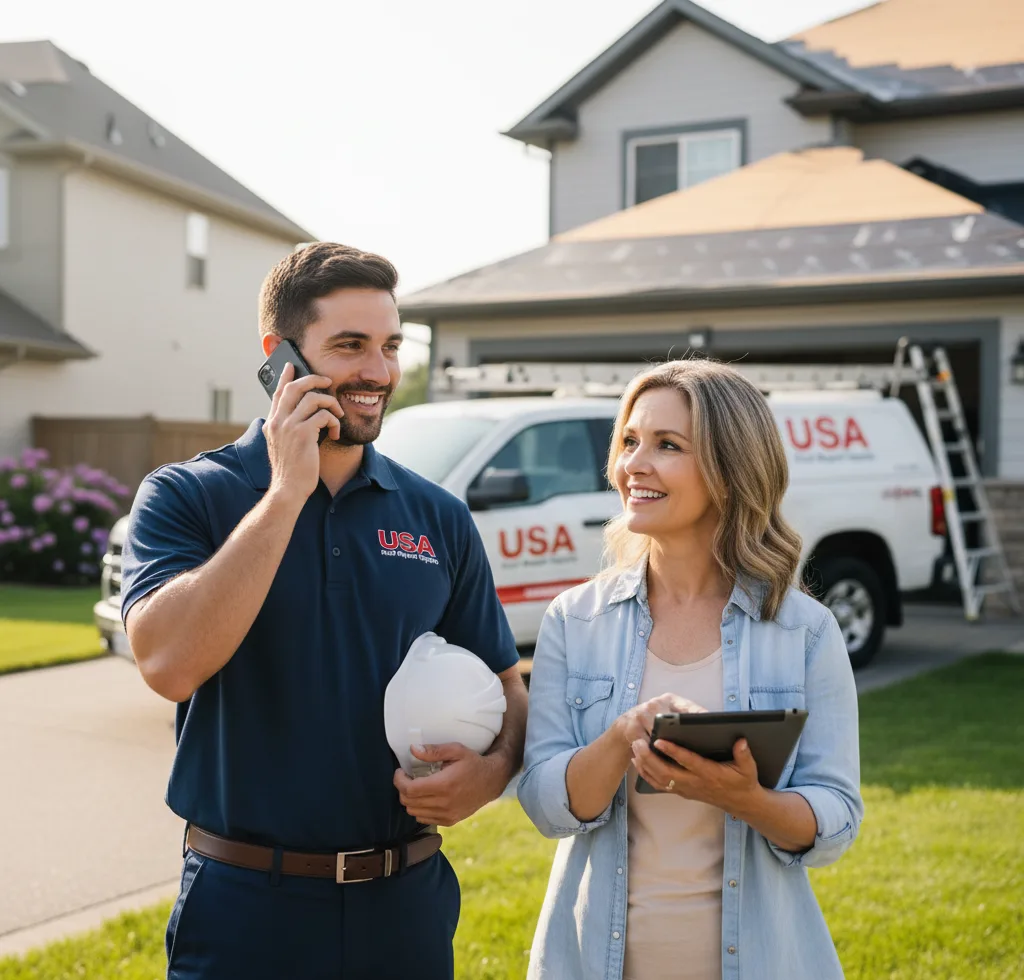 USA Roof Repair Experts customer support in Acton